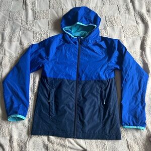 All In Motion Kids Hooded Windbreaker & Rain Jacket Blue Medium 8/10
